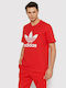 Adidas Trefoil Men's Short Sleeve T-shirt Red