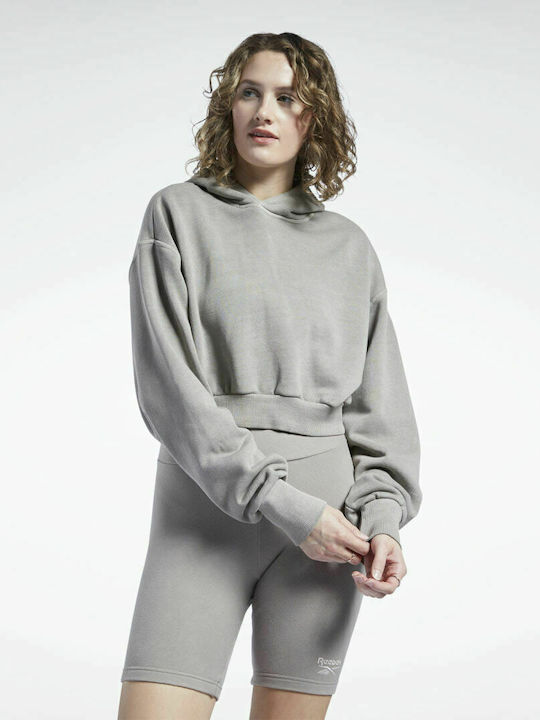 Reebok Classics Natural Dye Women's Cropped Sweatshirt Boulder Grey