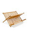 Relaxdays Wooden Brown Sink Strainer 24.5x42x33cm