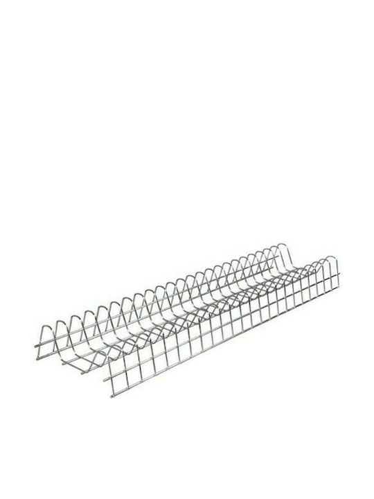 Starax Cabinet Dish Rack Metallic in Silver Colour 45cm