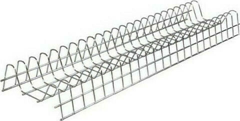 Starax Schrank-Geschirrständer Metallisch Silber