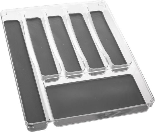 5Five Κουταλοθήκη Συρταριού 146501 Πλαστική 40x32x4.5εκ. Γκρι 5Five Κουταλοθήκη Συρταριού 146501 Πλαστική 40x32x4.5εκ. Γκρι