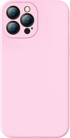 Baseus Liquid Gel Задна корица Силикон Розов (iPhone 13 Pro Max)
