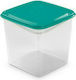 Hega Hogar 8429429171788 Caseta Utilizare Generală cu Capac Plastic Verde 2600ml 1 Bucată