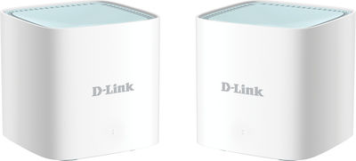 D-Link EAGLE PRO AI M15 WiFi Mesh Network Access Point Wi‑Fi 6 Dual Band (2.4 & 5GHz) σε Διπλό Kit