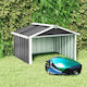 vidaXL Mower Shed for Robotic Lawnmower 92x97x6...