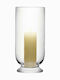 LSA international Kerzenhalter Glas Transparent/Extruded Mit Wachs 18x18x40cm 1Stück