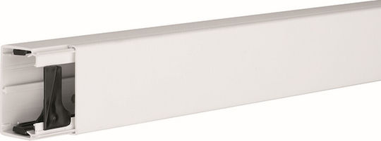 Hager Tehalit LFH Cable Channel with Perforated Stand made of Plastic White 2m