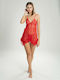 Moongirl S5092 Set Babydoll Sexy Red