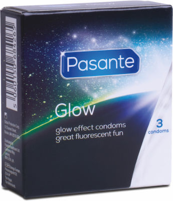 Pasante Προφυλακτικά Glow 3τμχ