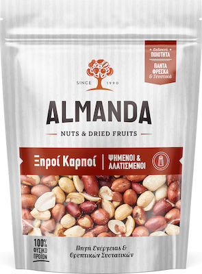 Almanda Roasted Redskin Peanuts Salted 200gr