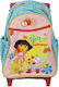 Sunce Toddler Roller Σχολική Τσάντα Τρόλεϊ Νηπιαγωγείου Πολύχρωμη με Θήκη για Παγούρι 14lt