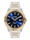 Le Dom Ocean Star Men's Watch 43mm Battery with Silver Metal Bracelet