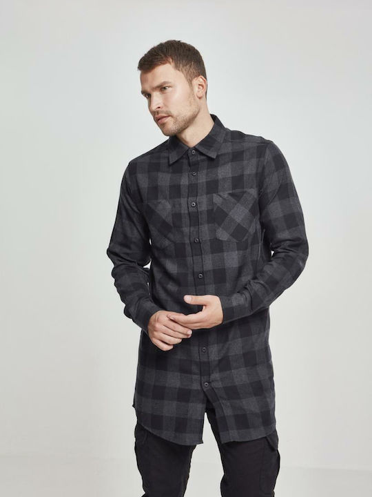 Urban Classics Long-sleeved Flannel Shirt Check...