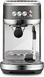 Sage Bambino Plus SES500BST Automatische Espressomaschine 1600W Druck 15bar für Cappuccino Black Stainless Steel