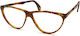 Versace Plastic Eyeglass Frame Brown 445 788
