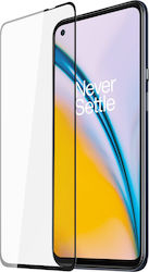 Dux Ducis Case Friendly 9D Vollflächig gehärtetes Glas Schwarz (OnePlus Nord N200 5G)