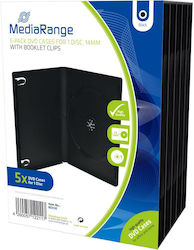 MediaRange Кутия за DVD 1 Диск Черна