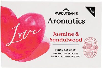 Papoutsanis Aromantics Jasmine & Sandalwood Baton de săpun pentru Corpul 125gr