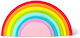 Legami Milano Haftnotizen im Würfel 12x1.7Stück Sticky Notes Rainbow