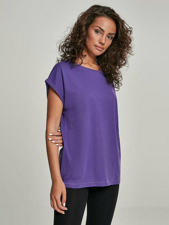 Urban Classics TB771 Women's T-shirt Ultraviolet