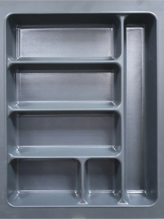 Agoform Plastic Drawer Cutlery Tray 48x39cm Grey
