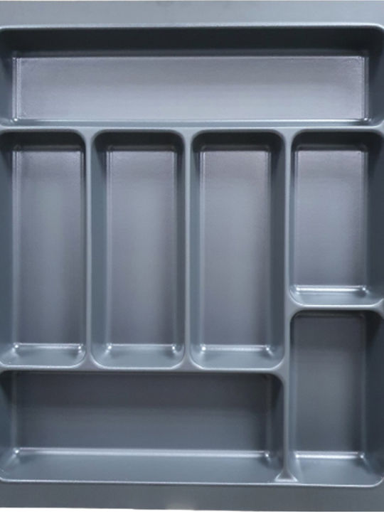 Agoform Plastic Drawer Cutlery Tray 54x48cm Grey