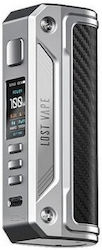 Lost Vape Thelema Solo Box Mod 100W Stainless Steel Carbon Fiber