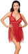 Moongirl 290 Set Babydoll Sexy Samina Red
