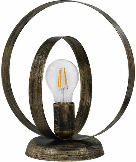 Heronia Halka Decorative Lamp with Socket for Bulb E27 Bronze