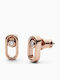 Skagen Skagen Gold Plated Steel Stud Earrings with Stones