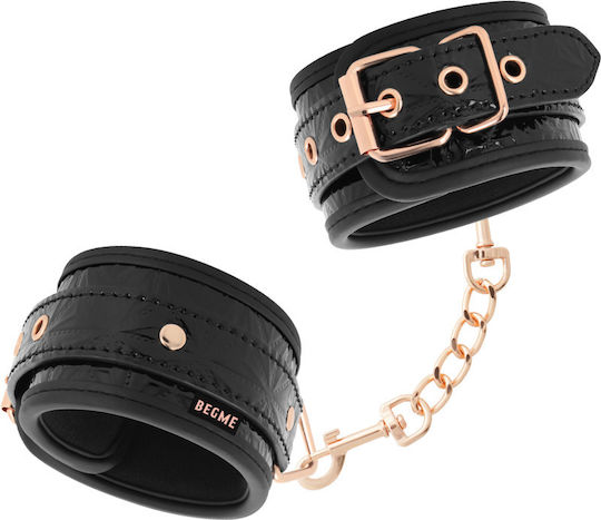 Dream Love BegMe Black Edition Vegan Ankle Cuffs Χειροπέδες σε Μαύρο Χρώμα