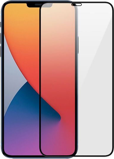 5D Full Glue Full Face Tempered Glass Μαύρο (iPhone 12 mini)