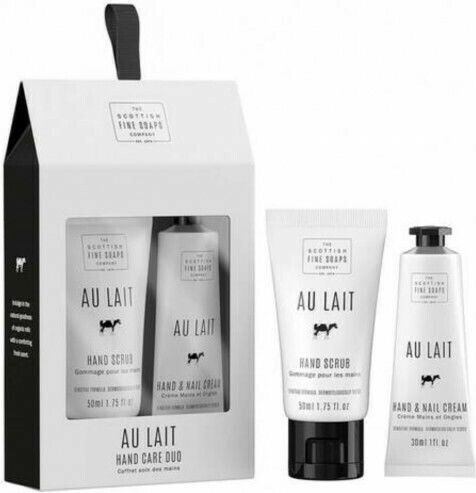 The Scottish Fine Soaps Au Lait Hand Care Duo Hautpflegeset für Feuchtigkeitsspendend 2Stück