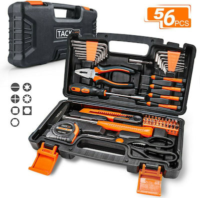 Tacklife ΗΗΚ3Β Tool Case with 56 Electrician's Tool Set