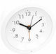 Mebus Tischuhr mit Wecker White 25629