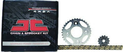 JT Sprockets Kit lanț și pinion (14-35-428HPOGB) pentru Honda ANF 125 Innova - ANF 125 Innova