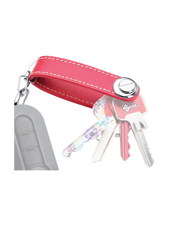 Silca Keychain AVK729 Leather Pink