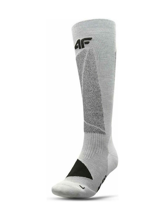 4F Ski & Snowboard Socks Gray 1 Pair