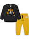 Kids Sweatpants Set Black 2pcs