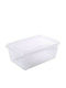 Hega Hogar Plastic Storage Box with Lid Transparent 14.5x9.5x5.5cm 1pcs