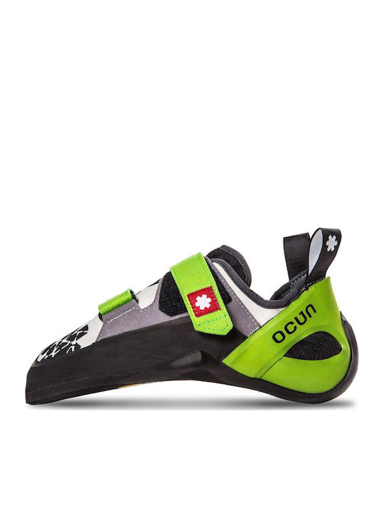 Ocun Jett QC Unisex Asymmetrical Climbing Shoes Green