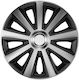 Versaco Auto Radkappen Set Carbon Aviator 4Stück 13" Silber