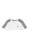 Kinder-T-Shirt Weiß ESSENTIALS 3-STRIPES