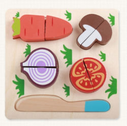 Hakko Vegetables with Cutting Surface and Wooden Knife