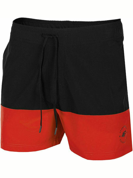 Men's Swimwear Shorts Μαύρο / Κόκκινο