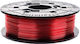 XYZprinting PETG 3D Printer Filament 1.75mm Clear Red 0.6kg RFPETXEU01G 1τμχ (Spool)