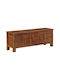 vidaXL Wooden Decorative Trunk Coffee 110x30x40cm