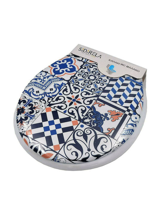 Sidirela Plastic Toilet Seat Multicolour Ε-1138Ε 43cm