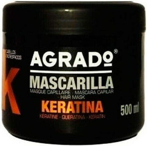 Agrado Keratin Μάσκα Μαλλιών για Ενδυνάμωση 500ml